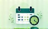 Calendar and clock illustration